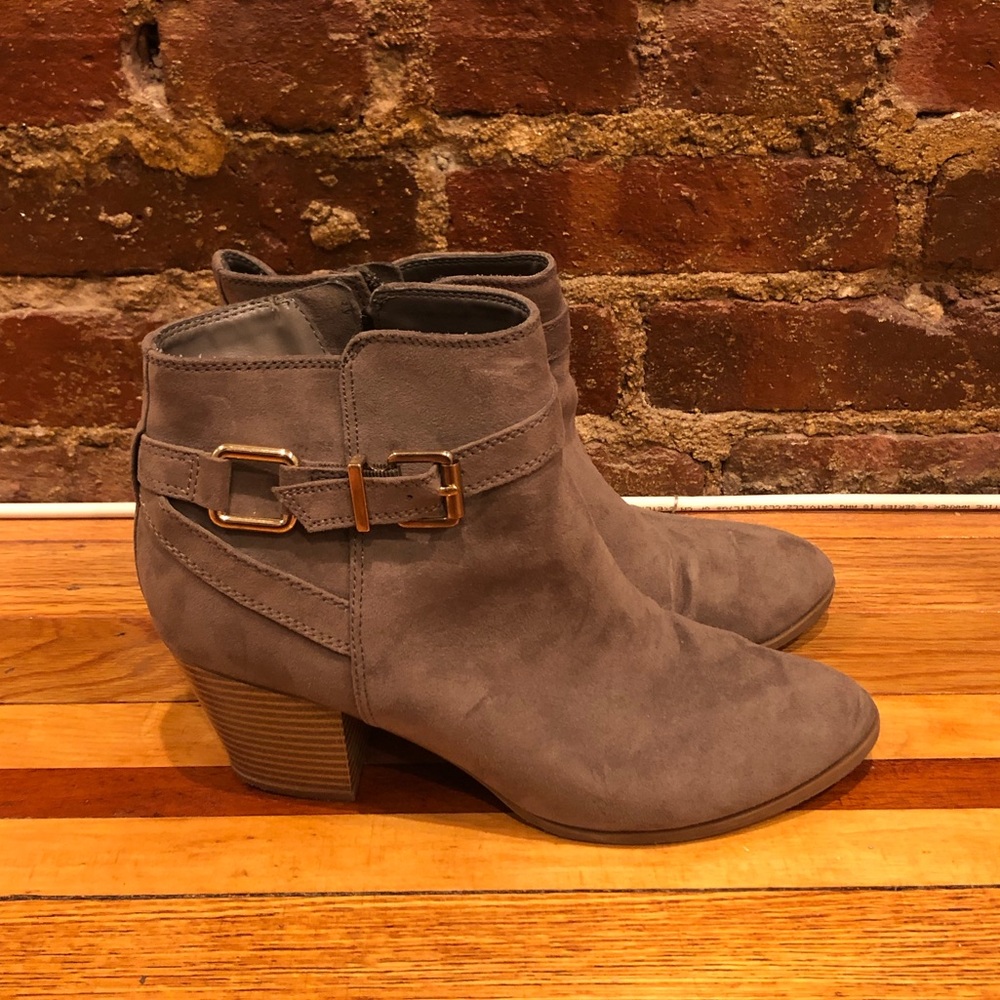 Express Grey Booties